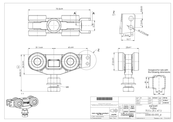 eaZIsystem DOPPIO 100